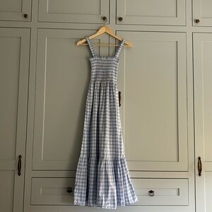 Hill House Anjuli Blue Gingham Dress